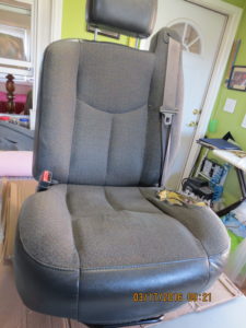 Bucket seat out of a 2006 Chevrolet pickup 