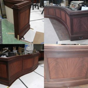 Custom stain match, call us about your stain and finishing needs.