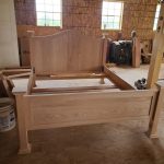 Amish built oak bed. $1500.00