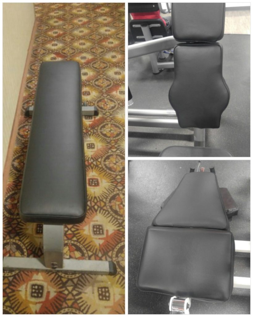 Fitness equipment reupholstery Restore It 4 U